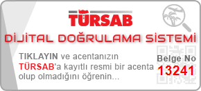 TÜRSAB Dijital Doğrulama Sistemi - Belge No 13241