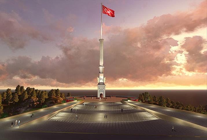 sarikamis martyrs monument and ceremony area