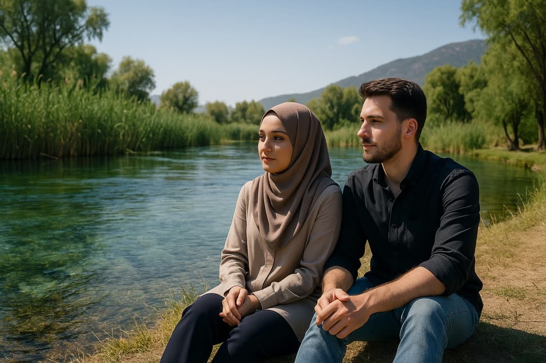 muhafazakâr-çift-nehir-kenarında-oturuyor