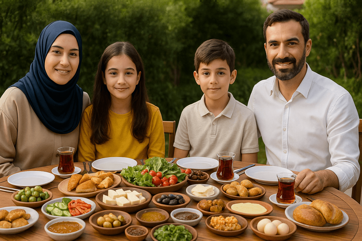 muslim-family-at-a-table-full-of-halal-food