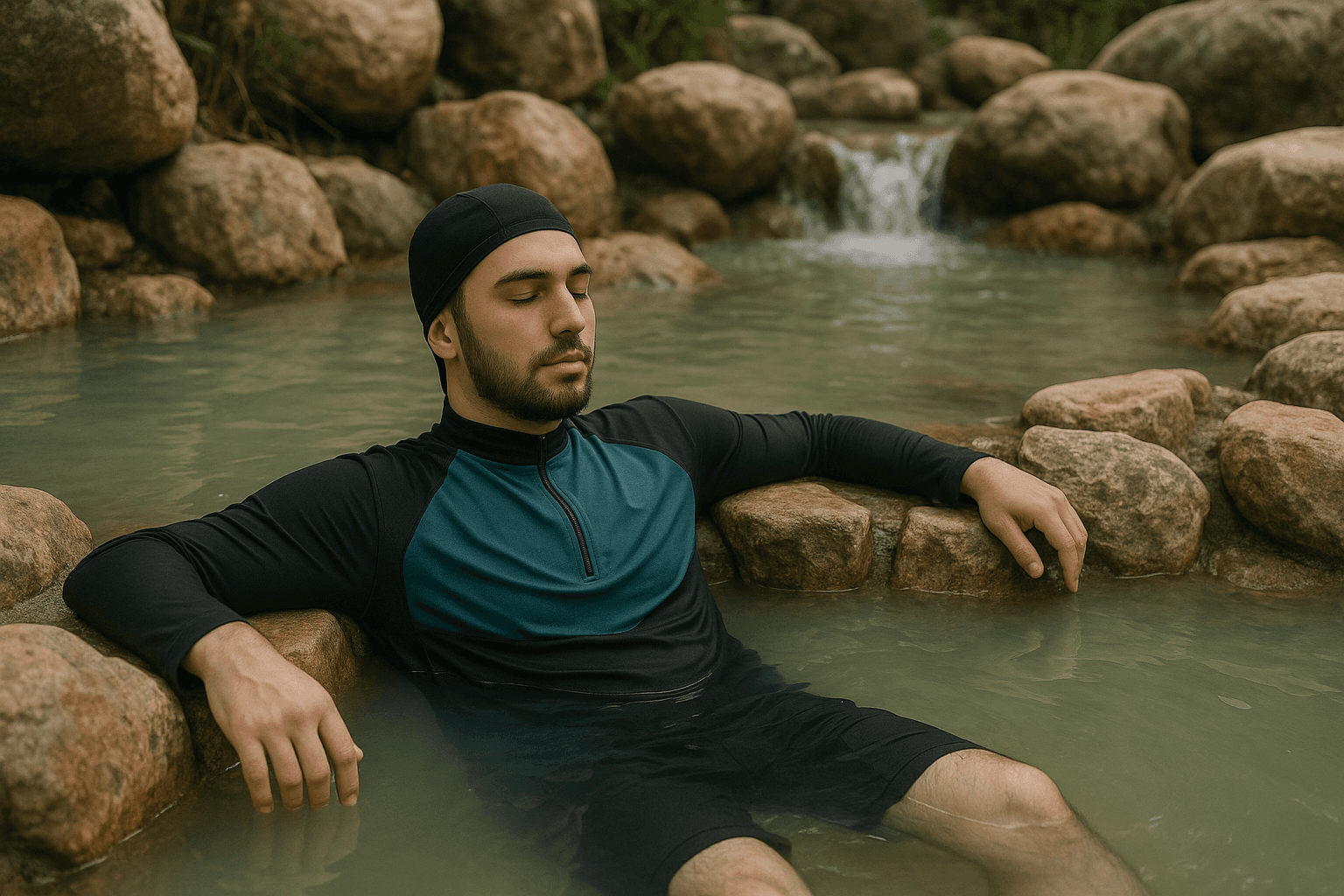 muslim-family-enjoying-private-jacuzzi-room