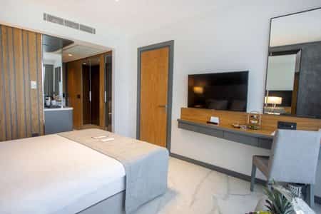 Aufgewertetes Verbindungszimmer mit Meerblick