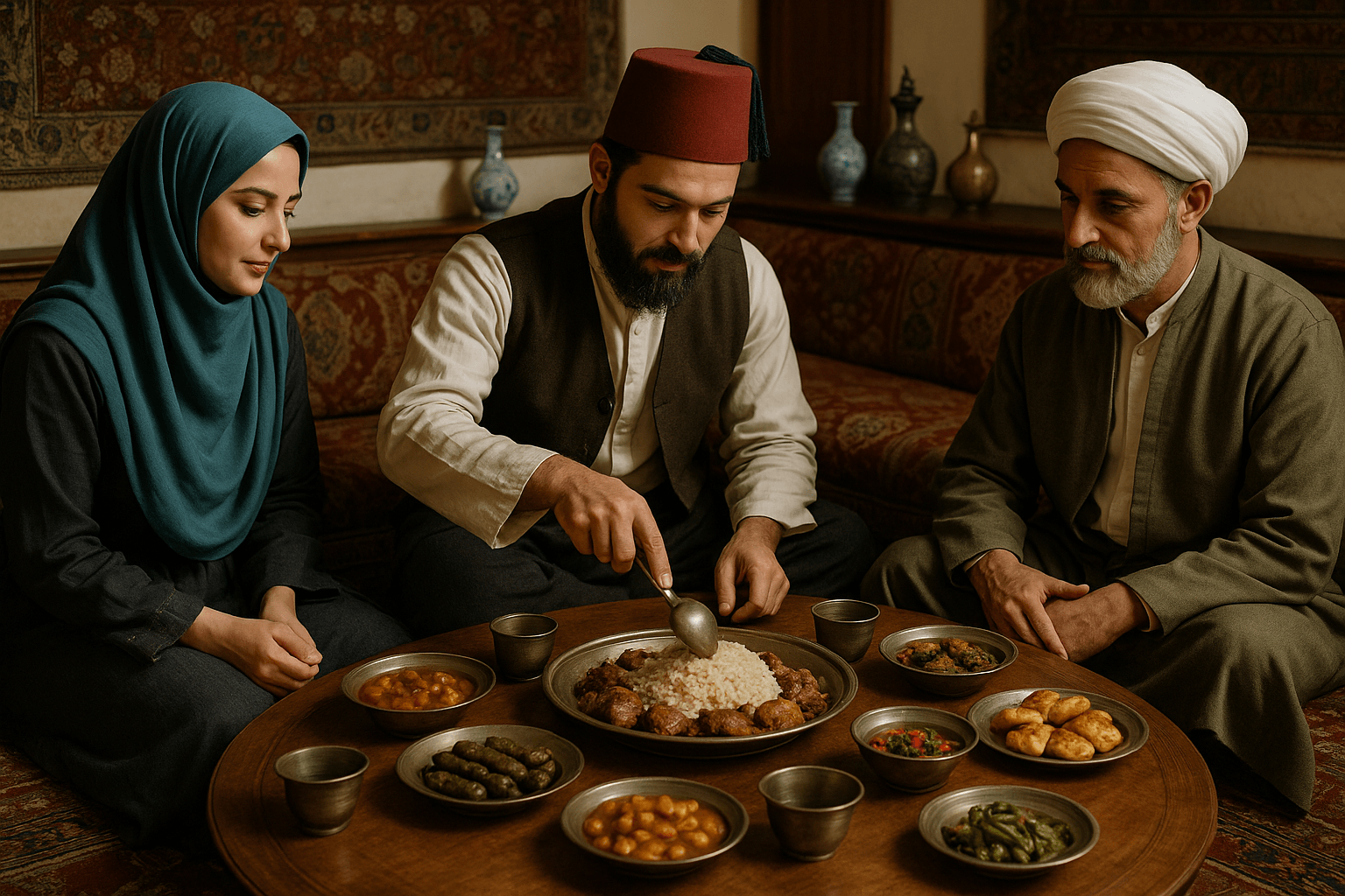 Vom Palast auf den Tisch: Osmanische Küchenkultur und Etikette