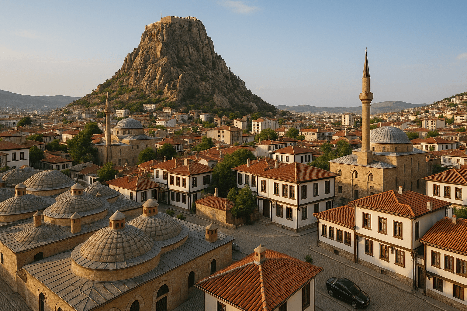 afyonkarahisar castle and thermal hotels region