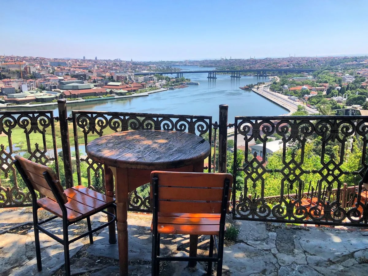 eyup sultan mosque courtyard and pigeons